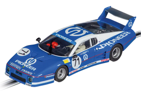 Blue and white race car model, Ferrari 512 BB LM, number 71 for Carrera Evolution 20027726