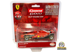 Red slot car replica of Ferrari SF71H, S. Vettel, No. 5 for Carrera Go 20064127