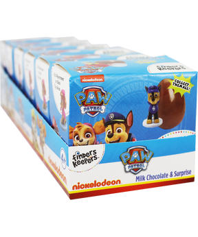 Paw Patrol chocolate treat box with puppy characters for Finder Keepers 707035
