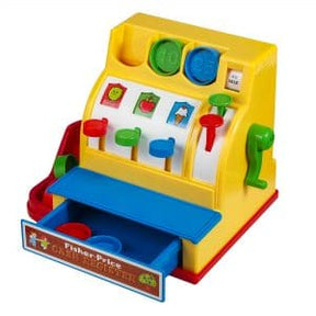 Toy cash register toy with play buttons and drawer for Schylling 2073