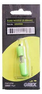 Fluid nozzle, 0.50mm, part number A054050, packaged for sale for Grex