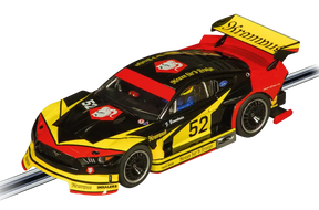 Black and red Ford Mustang race car model with "Krampus" livery for Carrera Evolution 20027707