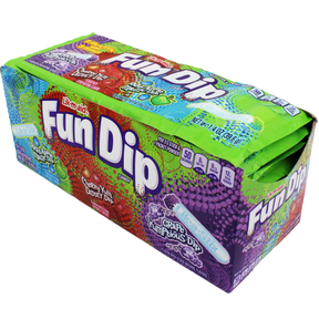 Box of Fun Dip powder sticks for dipping snacks for Mountain Sweets 42263