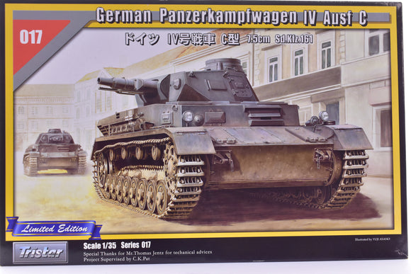 German Panzerkampfwagen IV Aust C 1:35 | 35017 | Tristar Model Kits