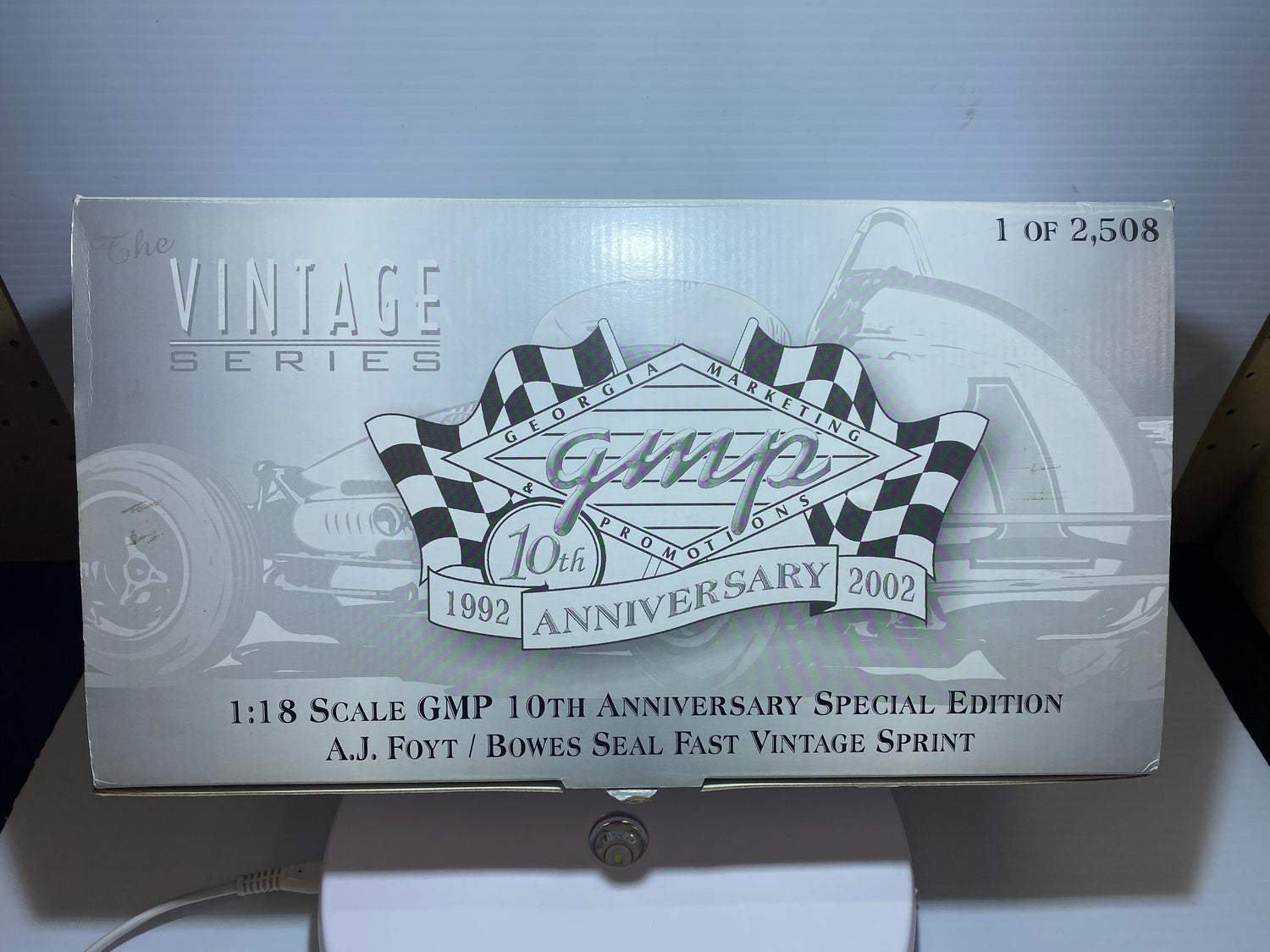 GMP 10Th Anniverary Special Ed A.J. Foyt / Bowes Fast Vintage Sprint 1:18 Scale | 7601B | GMP