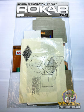 Model kit plans for a realistic grandstand replica for Rokar 1493