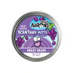 Purple scented putty with grapes, labeled "Great Grape." for Crazy Aaron's SCN-GR055