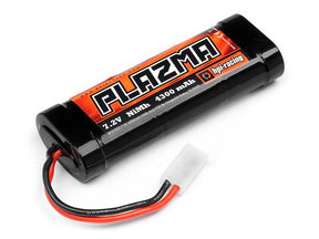 Black rechargeable NiMH battery pack with attached red and black leads for HPI Racing 101929