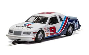 White Ford Thunderbird race car with red and blue accents, number 9 for Scalextric C4035