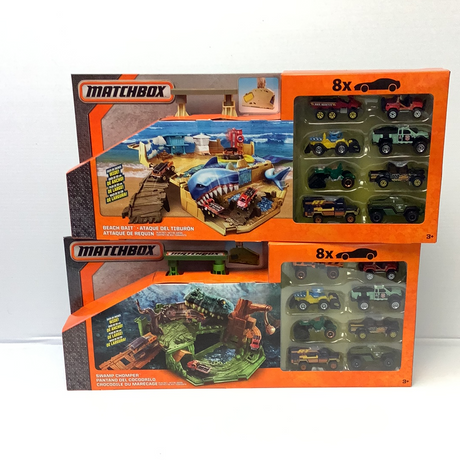 Matchbox Swamp Chomper Play set with 8 vehicles | 49615 | Mattel-Mattel-[variant_title]-ProTinkerToys