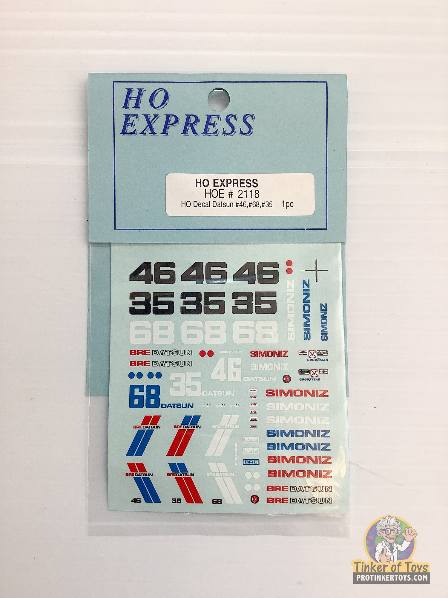 Ho Salt Sticker Slot Car Decal Sticker Pack | 2110-2119 | HO Express – ProTinkerToys.com