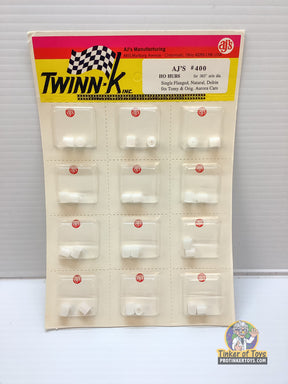 Assortment of small, square plastic hubs for model train axles for HO Hubs for .063" axle dia 400