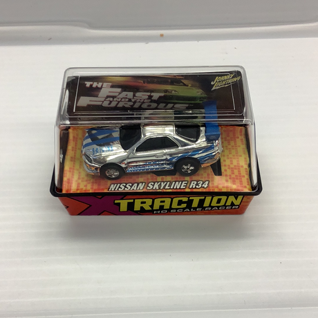 F&F X Traction Slot Cars Fast and Furious Nissan Skyline | 39503 | Johnny Lightning-Auto World-[variant_title]-ProTinkerToys