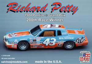 Richard Petty 200th Win 1984 Pontiac Grand Prix Stock Car STP | 34087 | Salvino Jr Models