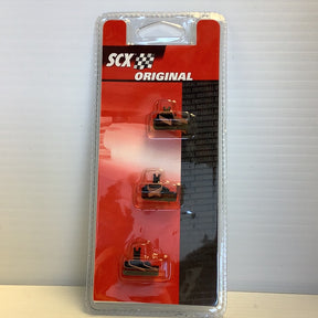 Three sets of fitted braids for hair, packaged on a card for SCX A08835X400