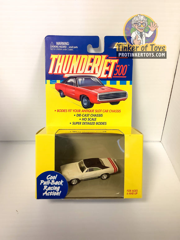 Dodge Charger | 39301 | Pull Back Thunderjets-American Line-K-Dodge Charger | White-ProTinkerToys