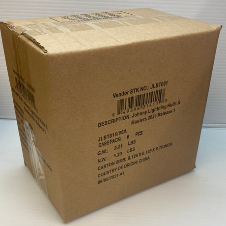 Copy of Johnny Lightning Gone Fishing/Truck and Trailer/Hulls & Haulers (A) | JLBT015 | Johnny Lightning-Round 2-1 Interbox of 6 cars Unopened 2/ea of 3 cars ( you might get 1 i wheel )  | JLBT015 | Johnny Lightning-ProTinkerToys