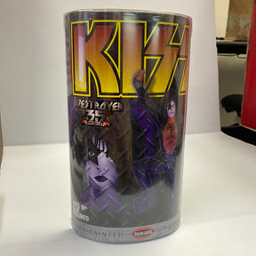 Kiss Destroyer model kit box art featuring band members for Polar Lights Models Pol865