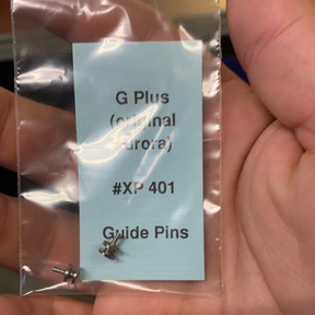 Small metal guide pins packaged with label: G Plus #XP 401