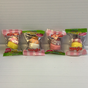Four bags of colorful gummy cupcakes candy for Nassau Candy 38392