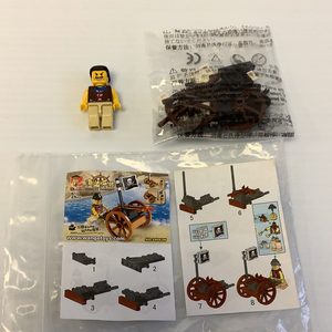 Wange 27043N "PIRATES of Paradise”SERIES  28PCS cart with muskets and flag  in bag 1 FIGURE-Wange-[variant_title]-ProTinkerToys