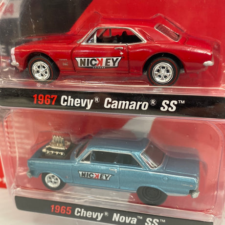 NIckey 1967 Chevy Camaro SS & 1965 Chevy Nova SS  | JLPK009-1 | Johnny Lightning-Round2 Returns-[variant_title]-ProTinkerToys