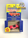 Pull Back Thunderjets | 39302 | Johnny Lightning-American Line-K-Chevy Corvette | Pink-ProTinkerToys