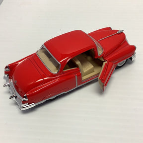 Red 1953 Cadillac coupe toy car with open doors for Kinsmart 5339/2D