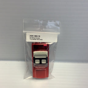 Red Mustang die-cast car in clear plastic packaging for American Line B30-19
