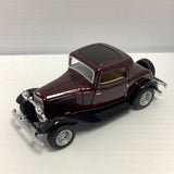 1932 Ford 3-Window Coupe | 5332D | Kinsmart-Toy Wonders-Burgundy-ProTinkerToys