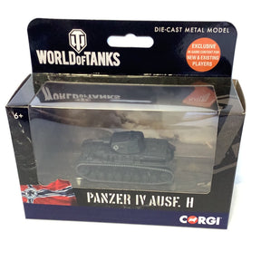 Die-cast model of a Panzer IV Ausf. H German tank for World of Tanks for Corgi WT91203