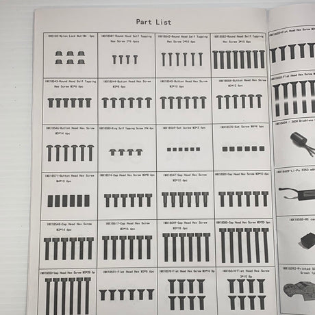 Samurai Parts List-ProTinkerToys.com-[variant_title]-ProTinkerToys