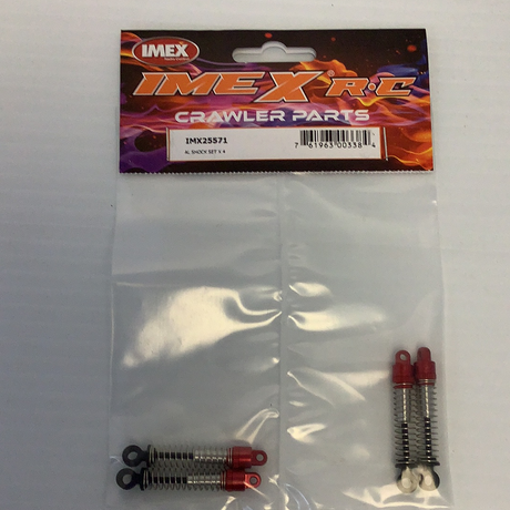 Crawler Parts | IMX(25510-25911) | Imex R.C.-IMEX-AL Shock Set X 4 | 25571 | IMEX-ProTinkerToys