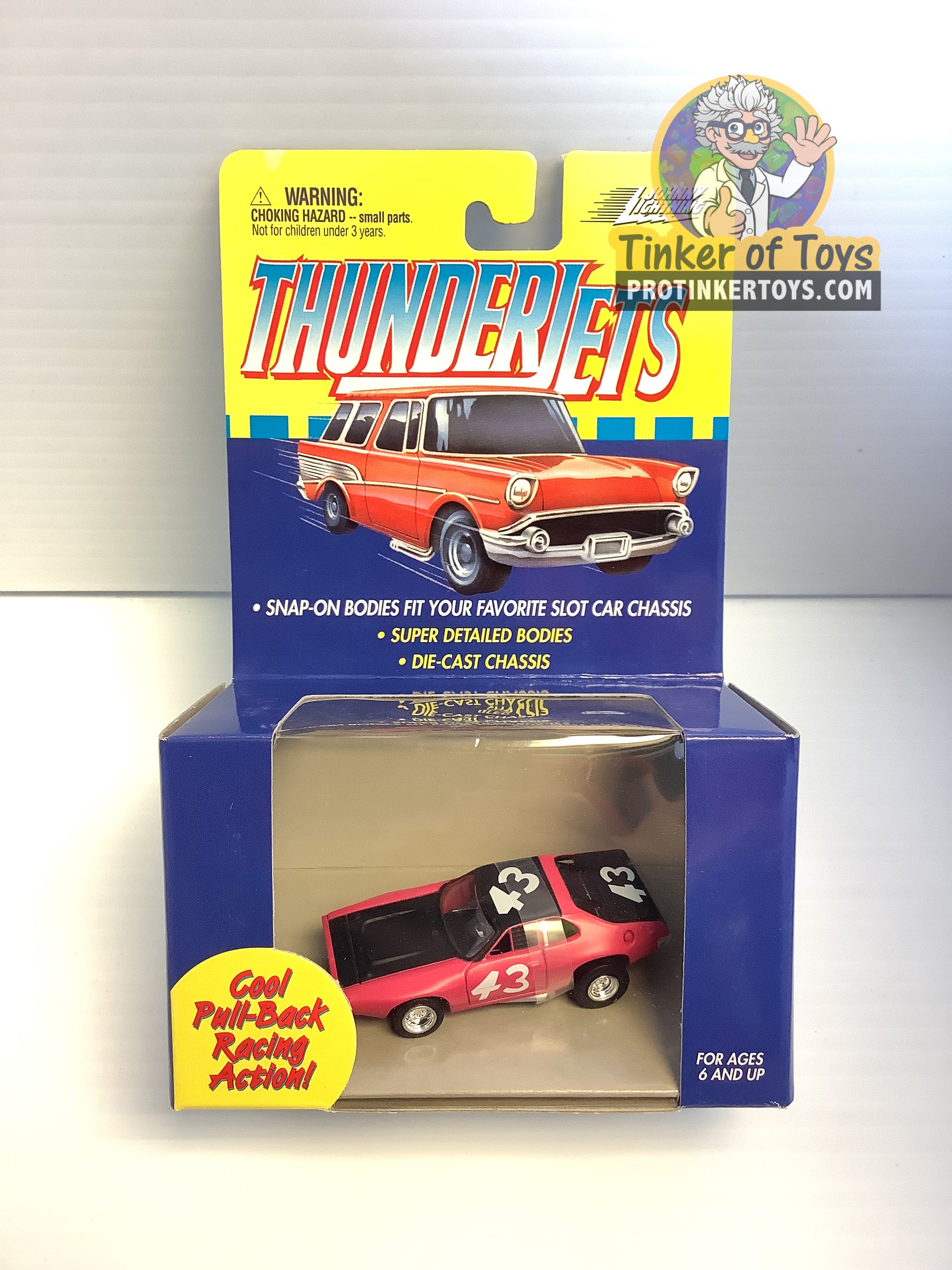 1/64 scale Pullback Snap On Slot Car Body Johnny Lightning deals ThunderJets