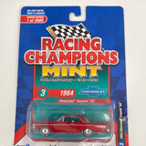 Racing Champions Mint  30th Anniverary A & B | RC010 | Racing Champions Die Cast-Round2 Returns-RC0010-B-1-3 | 1964 Chevrolet Impala SS Red | Auto world Die Cast-ProTinkerToys