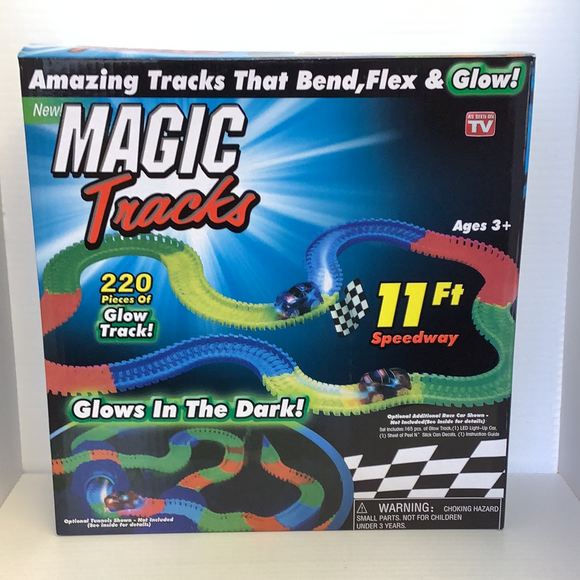 220 pc Magic Tracks Speedway with Light Up Car | 87439NV | BVP-BVP-[variant_title]-ProTinkerToys