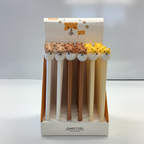 Set of hamster-themed gel pens in various colors for BC USA 22347