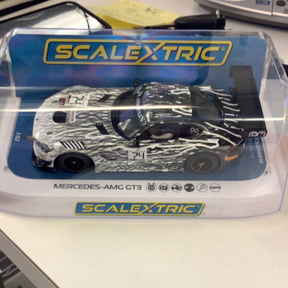 Model car of a Mercedes-AMG GT3 race car from Monza 2019 for Scalextric C4162