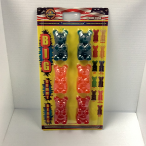 Assortment of gummy bears in a clear plastic package for Nassau Candy 28684