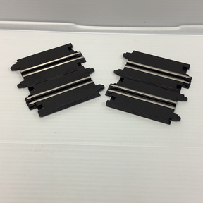 Two black, straight lighting tracks, each measuring three inches for Johnny Lighting JL2008