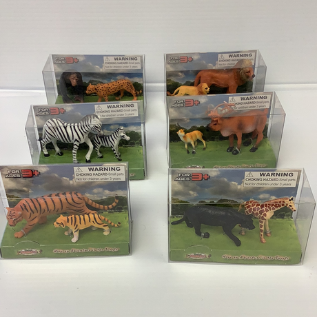 Counter Display-Wild World Animals ,6 asst, 24 PCS-IMEX-[variant_title]-ProTinkerToys