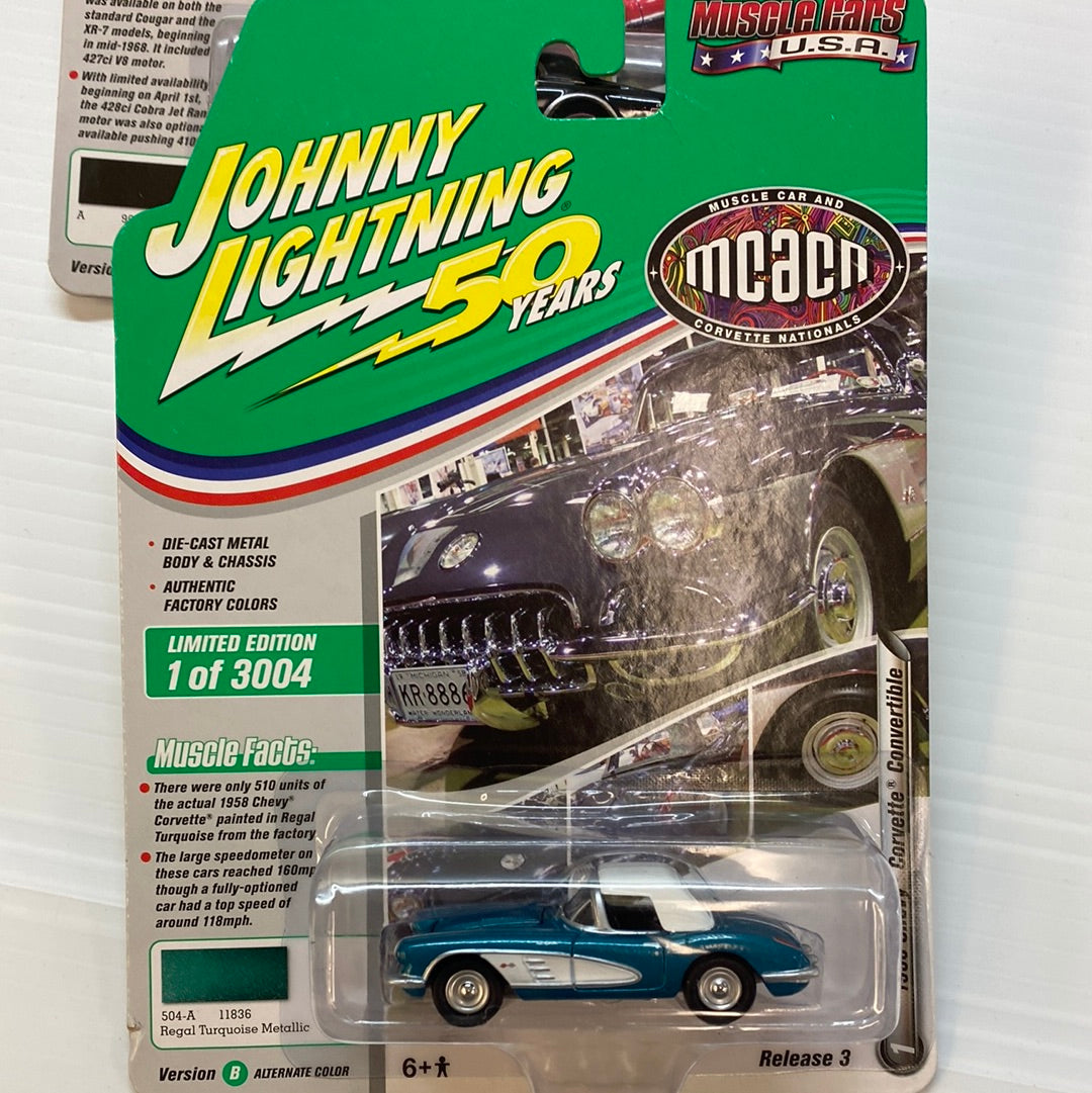 Assortment Johnny Lightning 50 Year Muscle Cars U.S.A | A & B