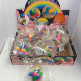 2.5" Sticky and Squeeze Ball /15 Color Beads | 88651 | BVP-BVP-[variant_title]-ProTinkerToys
