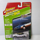 Johnny Lightning 50 years Classic Collection  | JLCG019 | Johnny Lightning Die Cast-Round2 Returns-JLCG019-B-1-5 | 1992 Cadillac Allante White ( Junk Car)  | Johnny Lightning-ProTinkerToys