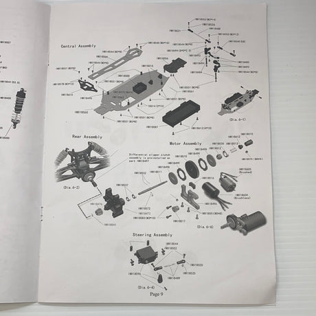 Samurai Parts List-ProTinkerToys.com-[variant_title]-ProTinkerToys