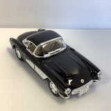 1957 Chevrolet Corvette | 5316D | Kinsmart-Toy Wonders-Black-ProTinkerToys