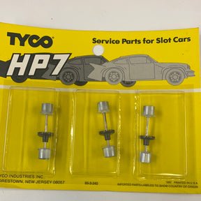 Three axles with gears for Tyco HP7 slot car parts for 6578