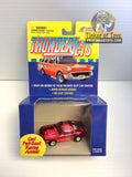 Pull Back Thunderjets | 39302 | Johnny Lightning-American Line-K-Ford Mustang | Red-ProTinkerToys