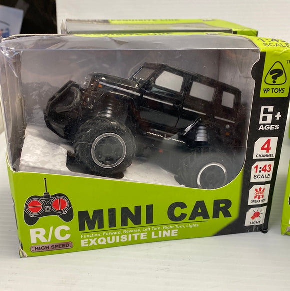 R/C SUV 1:43 Mini High spped RC Cars | 6146 | YO Toys-ProTinkerToys.com-Black Car-ProTinkerToys