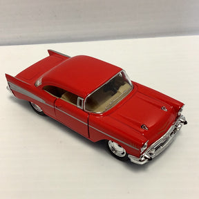 Red 1957 Chevrolet Bel Air toy car collectible for Kinsmart 5313D